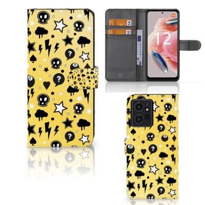 Telefoonhoesje met Naam Xiaomi Redmi Note 12 4G Punk Geel Telefoonhoesje met Naam Xiaomi Redmi Note 12 4G Punk Geel