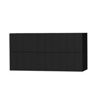 Wastafelonderkast Tiger Maryport 120 cm Mat Zwart