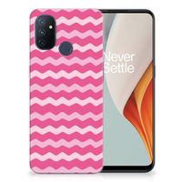 OnePlus Nord N100 TPU bumper Waves Pink - thumbnail