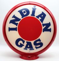 Indian Gas Red Dot Benzinepomp Bol