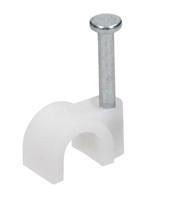Orno Kabelclip 4mm rond wit zak(100) - 4113210