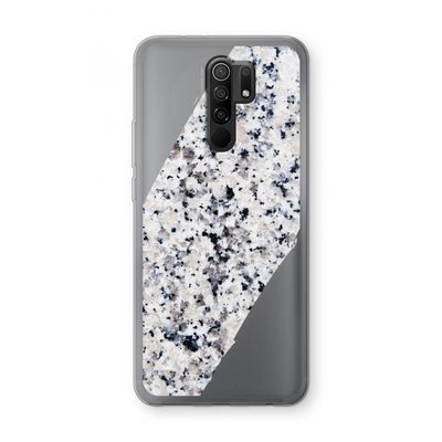 Gespikkelde marmer: Xiaomi Redmi 9 Transparant Hoesje