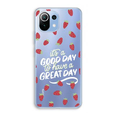 Don't forget to have a great day: Xiaomi Mi 11 Lite Transparant Hoesje