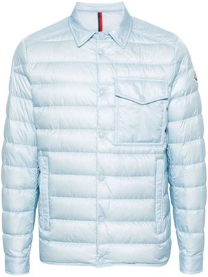 Moncler surchemise matelassée Tinibres - Bleu