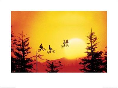 Kunstdruk ET Sunset 80x60cm