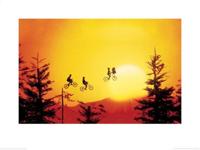 Kunstdruk ET Sunset 80x60cm
