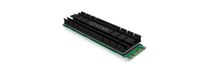 ICY BOX IB-M2HS-701 SSD (solid-state drive) Koelplaat/radiatoren Zwart 1 stuk(s) - thumbnail
