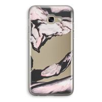 Roze stroom: Samsung Galaxy A5 (2017) Transparant Hoesje