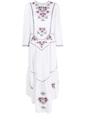 ISABEL MARANT robe Sonia à coupe mi-longue - Blanc