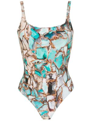 Lygia & Nanny maillot de bain Hapuna imprimé - Bleu