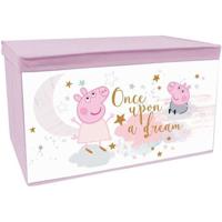 FUN HOUSE Scatola per giocattoli Peppa Pig - Pieghevole - 55,5 x 34,5 x 34 cm - Per bambini