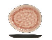 Cosy & Trendy Ontbijtborden / Dessertborden Organic - Laguna Old Rose - 20 x 16 cm - 4 Stuks