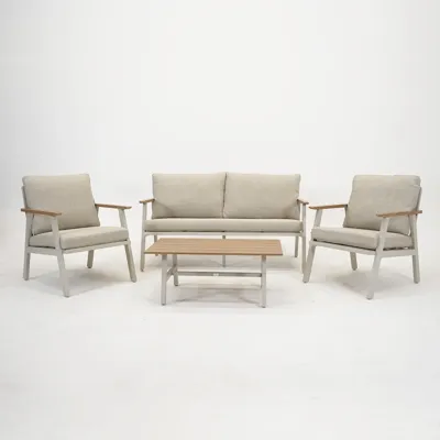 Lotus set 4-delig crème