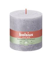 Bolsius kaars rustiek 10x10 cm frosted lavender