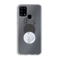 Marmeren cirkels: Samsung Galaxy M31 Transparant Hoesje