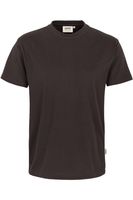 HAKRO 281 Comfort Fit T-Shirt ronde hals chocolade, Effen - thumbnail