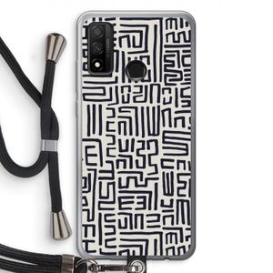 Moroccan Print: Huawei P Smart (2020) Transparant Hoesje met koord