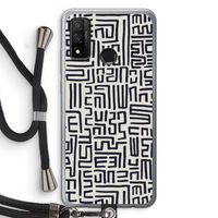 Moroccan Print: Huawei P Smart (2020) Transparant Hoesje met koord