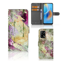 Hoesje OPPO A74 4G Letter Painting - thumbnail