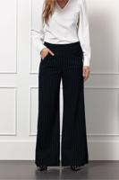 Studio Anneloes Pilar Pinstripe Trousers 12523 Broek 6911 Dark Blue/off White Studio Anneloes Pilar Pinstripe Trousers 12523 Broek 6911 Dark Blue/off White