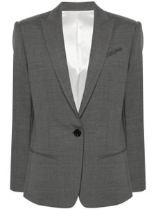 Philosophy Di Lorenzo Serafini blazer boutonné à revers pointus - Gris