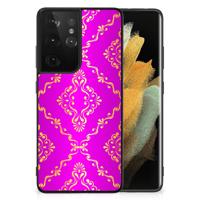 Back Cover Samsung Galaxy S21 Ultra Barok Roze