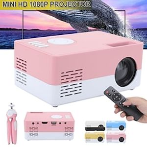 Salange j15 mini draagbare projector ondersteuning 1080p video home mediaspeler pocket video cinema cadeau voor vrienden kinderen vs yg300 Lightinthebox