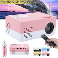 Salange j15 mini draagbare projector ondersteuning 1080p video home mediaspeler pocket video cinema cadeau voor vrienden kinderen vs yg300 Lightinthebox