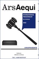 Jurisprudentie Internationaal Privaatrecht 2022 (Paperback)