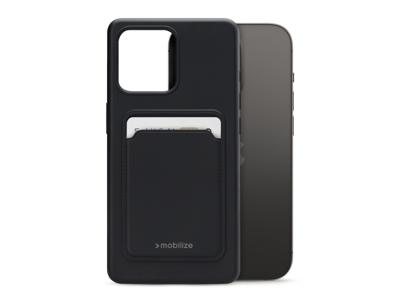 Mobilize Mobilize Rubber Gelly Card Case Apple iPhone 14 Pro Matt Black