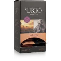 UKIO zwarte thee Earl Grey, individueel verpakt, pak van 20 stuks