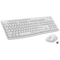 Logitech MK295 Silent Wireless Combo toetsenbord Inclusief muis RF Draadloos QWERTY Engels Wit