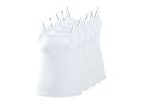 esmara Set van 5 dames spaghettitops (Wit, XS (32/34))