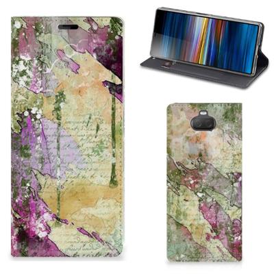 Bookcase Sony Xperia 10 Plus Letter Painting Bookcase Sony Xperia 10 Plus Letter Painting