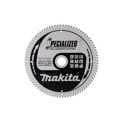 Makita B-33875 Cirkelzaagblad voor Laminaat | Specialized | Ø 260mm Asgat 30mm 84T