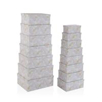 Set decoratieve dozen Versa Karton Veren (15 Onderdelen)