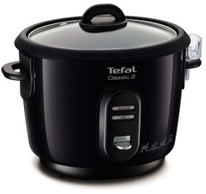 Tefal Rijstkoker classic zwart 6 kops + stoommand RK1028