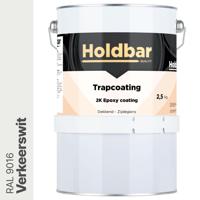 Holdbar Trapcoating Verkeerswit (RAL 9016) 2,5 kg