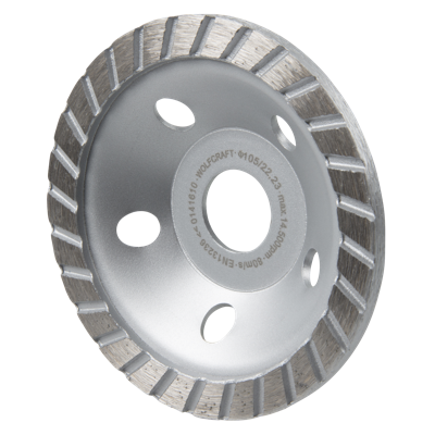 Wolfcraft Diamanten schuurkop | Standard | Ø105mm | 1 stuk - 8387000