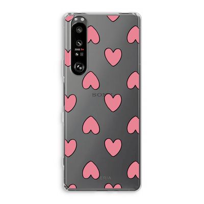 Ondersteboven verliefd: Sony Xperia 1 III Transparant Hoesje