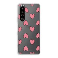 Ondersteboven verliefd: Sony Xperia 1 III Transparant Hoesje