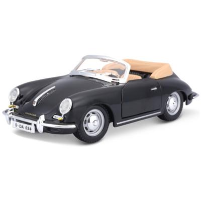 BBURAGO Modelauto - Porsche 356 Cabriolet - zwart - 1:24 - speelgoedauto BBURAGO Modelauto - Porsche 356 Cabriolet - zwart - 1:24 - speelgoedauto