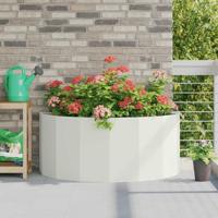 Plantenbak Wit 120 x 60 x 50 cm Staal