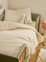 Babyset dekbedovertrek + kussensloop effen in biologisch katoenen gaas* vanille Babyset dekbedovertrek + kussensloop effen in biologisch katoenen gaas* vanille