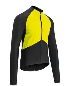 Assos Mille GT spring fall lange mouw jacket fluo geel heren M