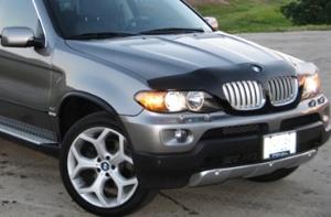 Motorkapsteenslaghoes BMW X5 2000-2006 zwart PB901321