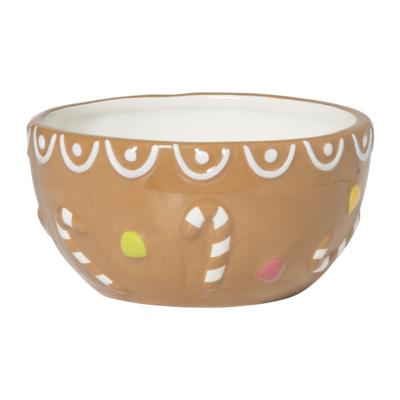 Serveerschaaltje gingerbread - bruin - ø14x6.9 cm