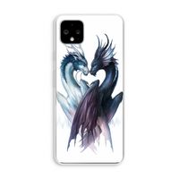 Yin Yang Dragons: Pixel 4 XL Transparant Hoesje