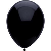 Ballonnen - zwart - verjaardag/thema feest - 100x stuks - 29 cm   -