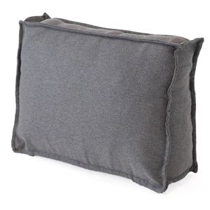 2L Home & Garden Rugkussen Metro Lounge Grijs - 60 x 40cm